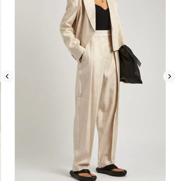 Stella McCartney Ariana tailored trousers Sustainable Viscose Size 44 NWT - Picture 1 of 13